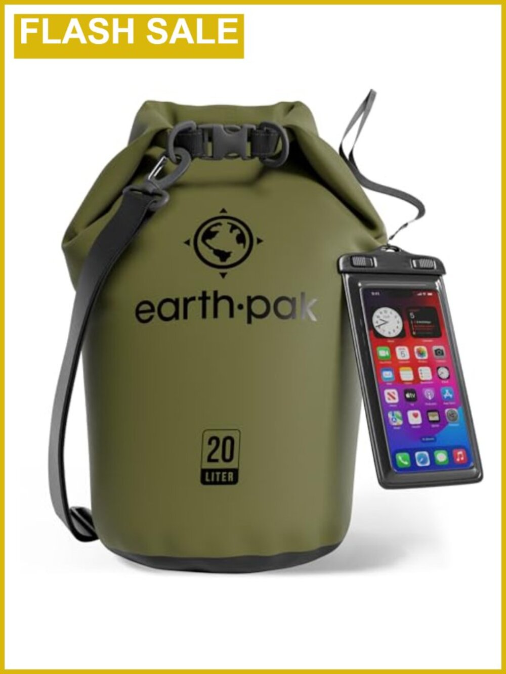 Waterproof Roll Top Dry Bag 500D PVC Backpack Sack Kayak Phone Case
